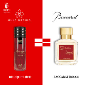 Bouquet Red Dupe Baccarat Rouge