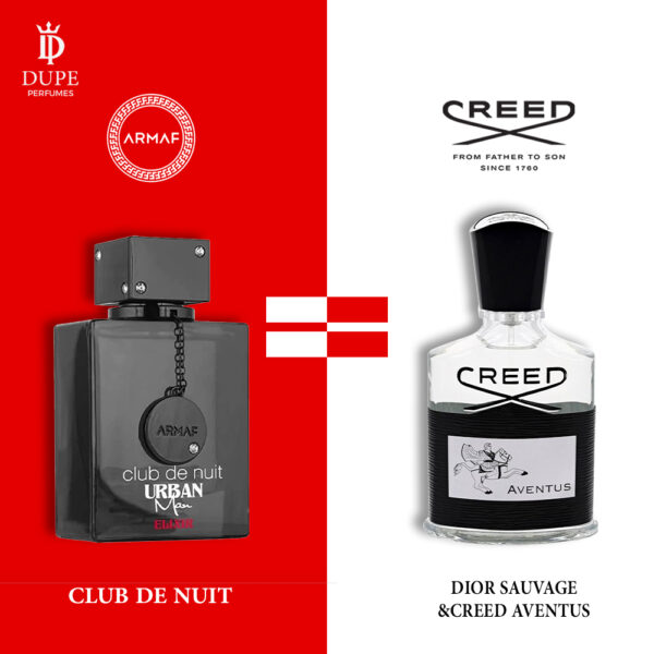 CLUB DE NUIT URBAN ELIXIR Dupe Christian Dior Sauvage &Creed Aventus