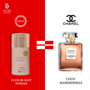 CLUB DE NUIT WOMAN Dupe Chanel Coco Mademoiselle