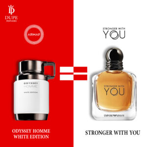 Armaf ODYSSEY HOMME WHITE EDITION 200ML Dupe Giorgio Armani Stronger With You