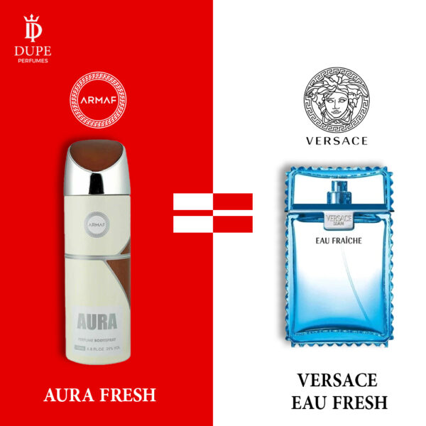 ARMAF AURA FRESH PERFUME SPRAY 200ML DUPE VERSACE EAU FRESH