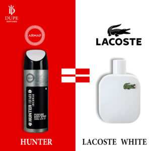 ARMAF HUNTER FOR MEN PERFUME SPRAY 200ML DUPE LACOSTE WHITE