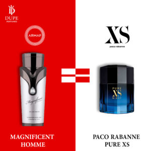 ARMAF MAGNIFICENT HOMME BLACK SPRAY 200ML DUPE Paco Rabanne Pure XS