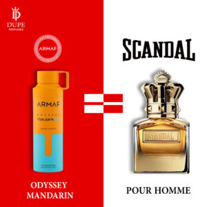 ARMAF ODYSSEY MANDARIN SKY PERFUME SPRAY 200ML DUPE Jean Paul Gaultier Scandal Pour Homme