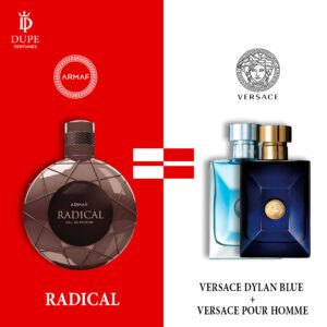 ARMAF RADICAL EDP FOR MEN 100ML DUPE Versace Dylan Blue + Versace Pour Homme