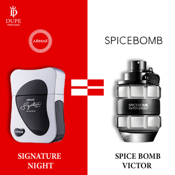 ARMAF SIGNATURE NIGHT (M) PERFUME SPRAY 200ML DUPE VICTOR & ROULF SPICE BOMB
