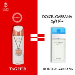 ARMAF TAG HER FOR (W) PERFUME SPRAY 200ML DUPE Dolce & Gabbana Light Blue Pour Femme