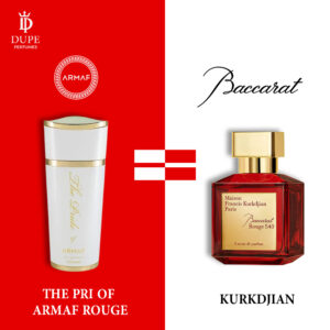 ARMAF THE PRI OF ARMAF ROUGE PERFUME SPRAY 200ML DUPE Maison Francis Kurkdjian Baccarat Rouge 540