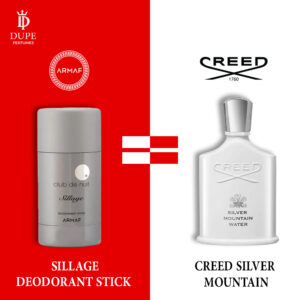 CLUB DE NUIT SILLAGE DEODORANT STICK DUPE CREED SILVER MOUNTAIN