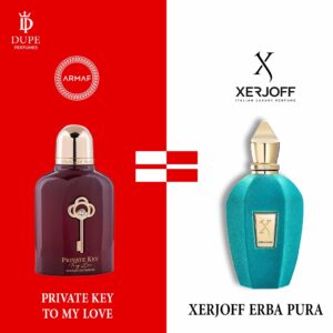 ARMAF PRIVET KEY TO MY LOVE 100ML EDP DUPE Xerjoff Erba Pura