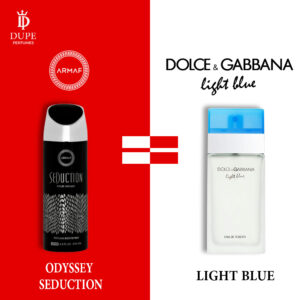 Armaf Seduction Pour Homme For Men 200ML DUPE Dolce & Gabbana's Light Blue